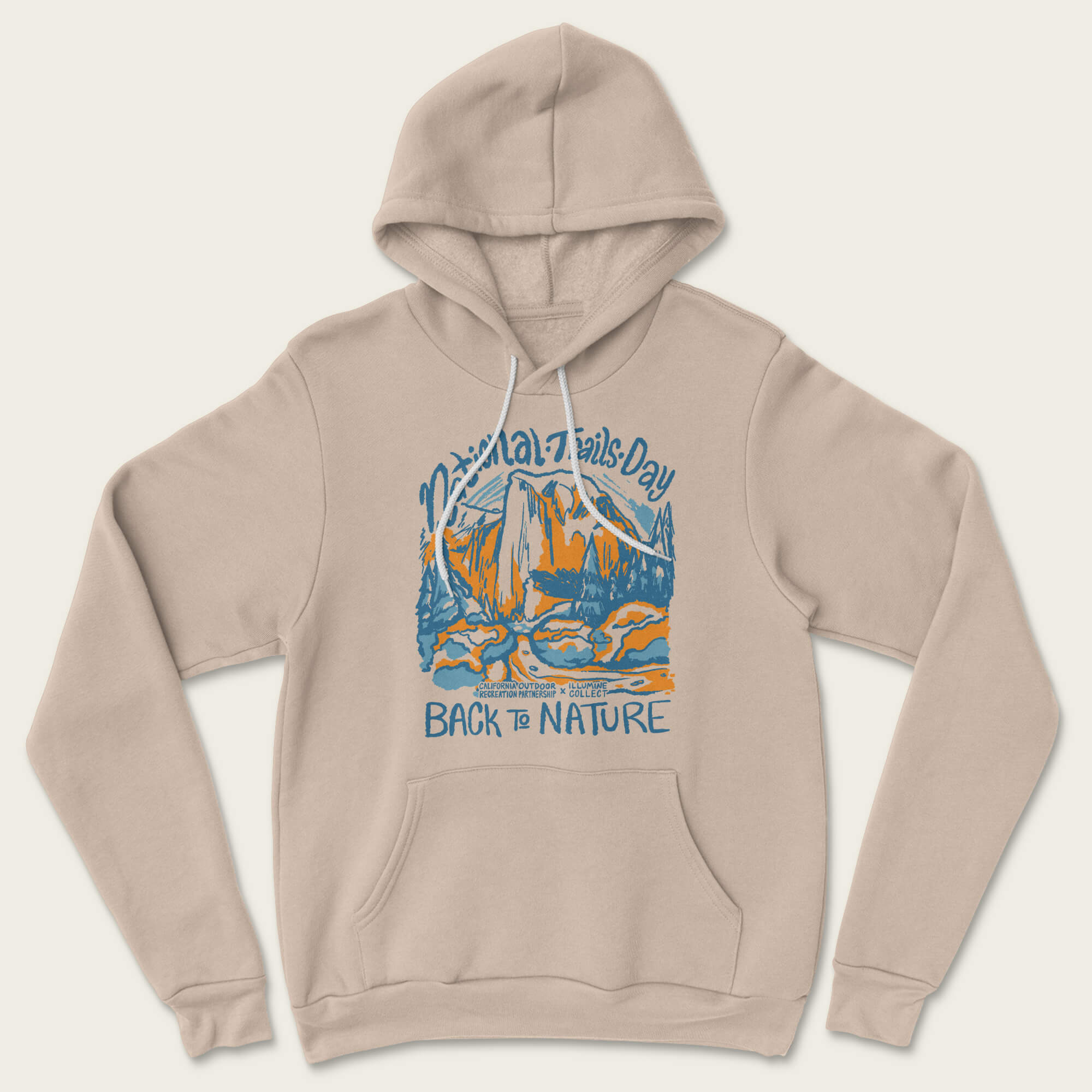 Back To Nature Hoodie Tan Illumine Collect