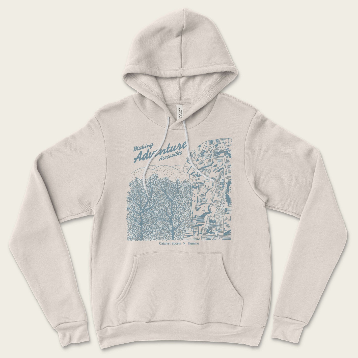 Making Adventure Accessible Hoodie - Heather Dust