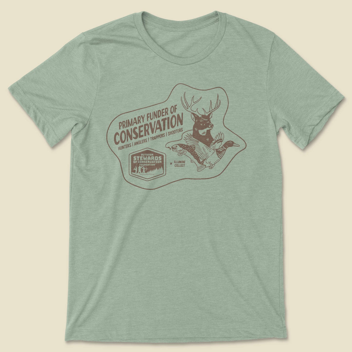 Funder of Conservation Tee - Heather Sage