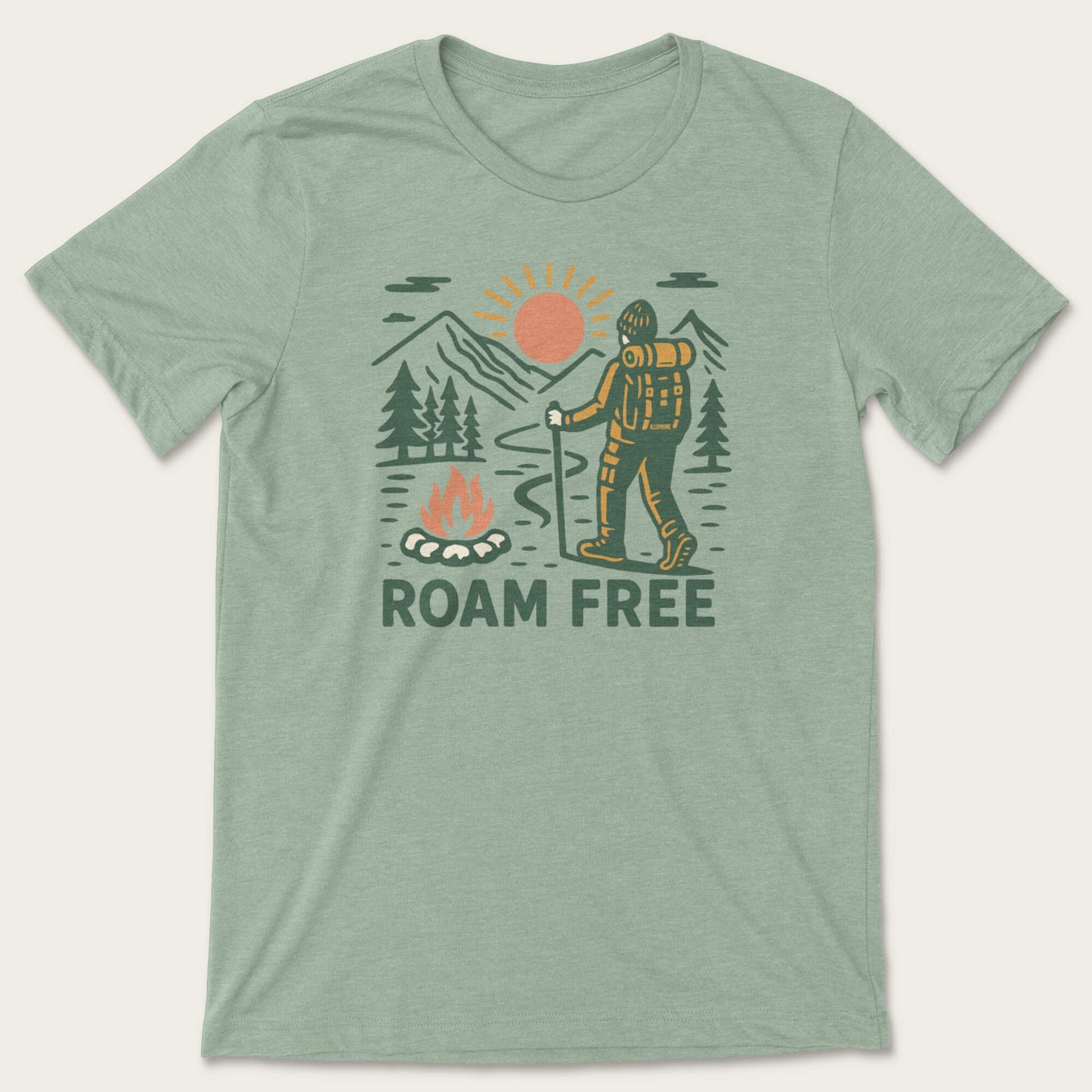 Roam Free Tee - Heather Sage
