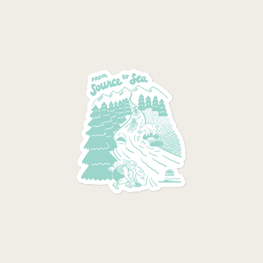 Source to Sea Sticker