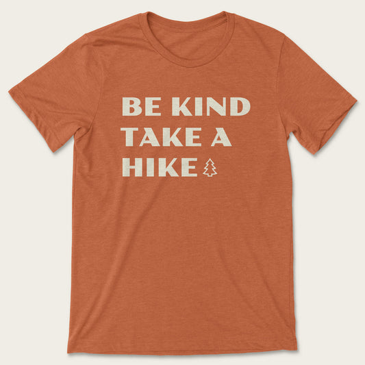 Take A Hike Tee - Heather Autumn