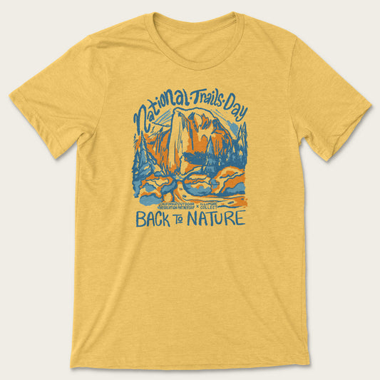 Back To Nature Tee - Heather Yellow Gold