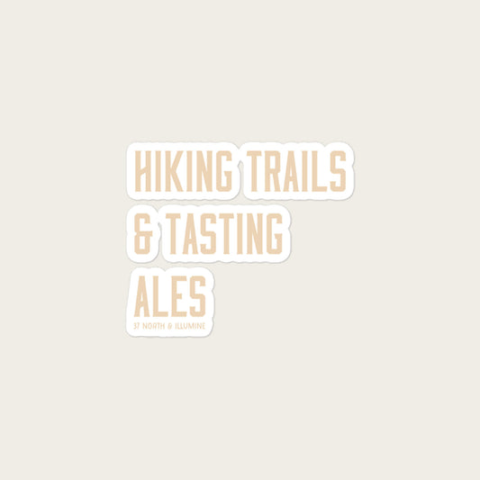 Hiking Trails Sticker