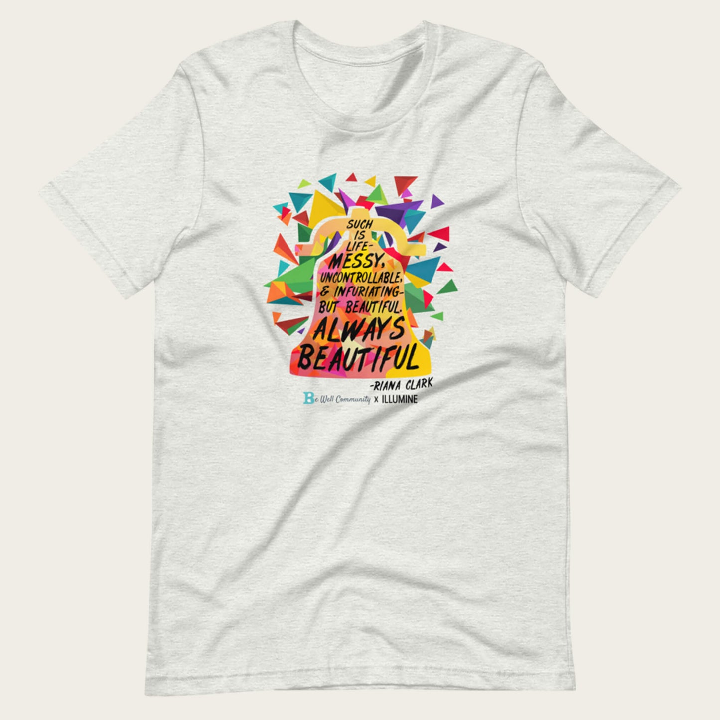 Be Well Bell Tee Riana Clark - Ash