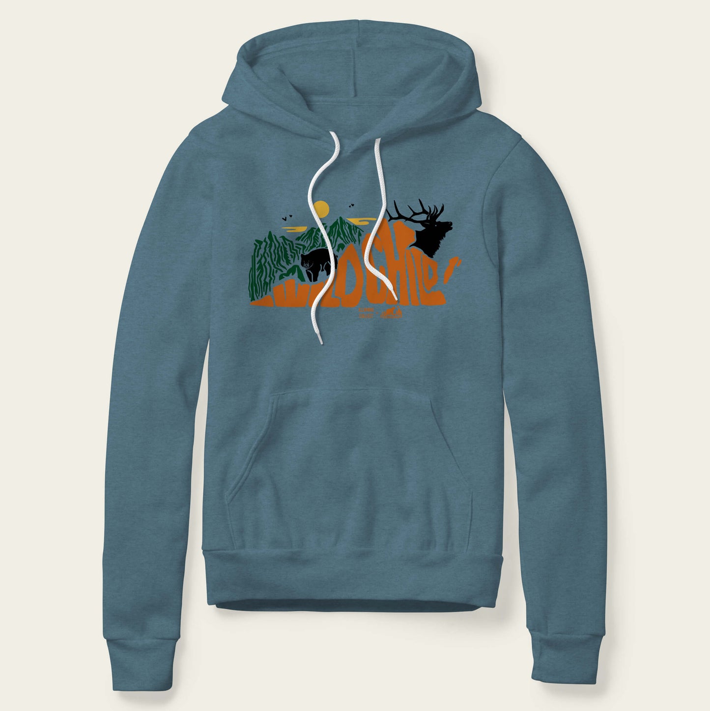 Wild Child Hoodie - Deep Teal