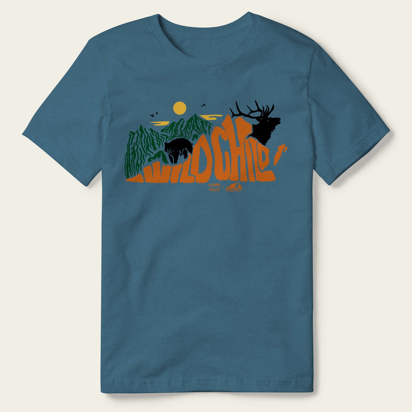 Wild Child Tee - Deep Teal