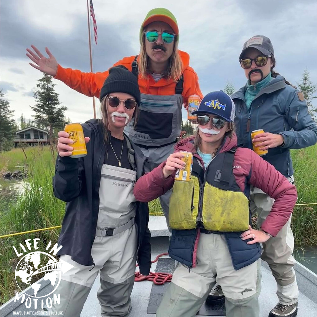 Reeling in Laughter: Fishing, good friends and even better mustaches with Allie Valdetara of Ladies in Wadies