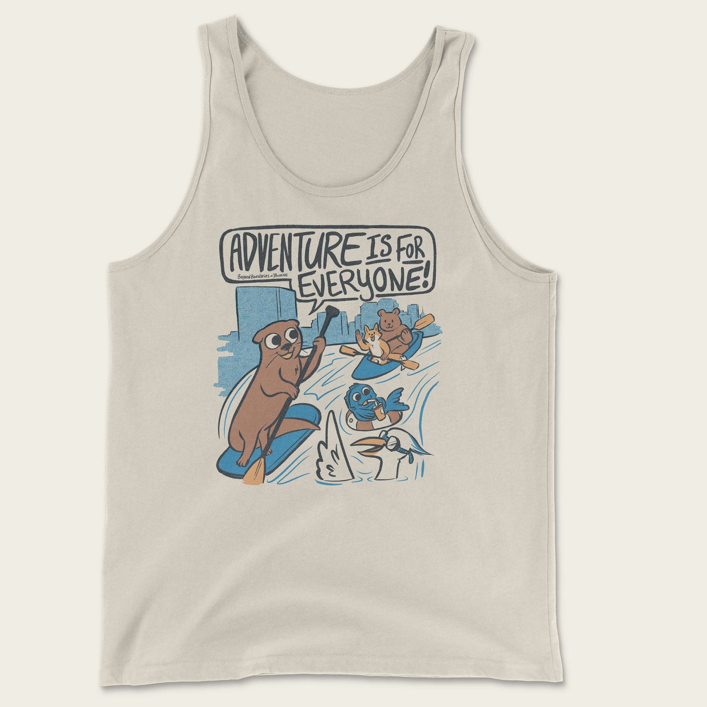 River Crew Unisex Tank - Natural