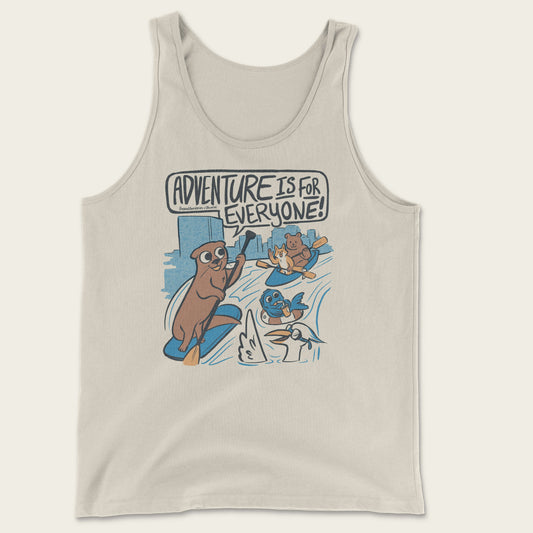 River Crew Unisex Tank - Natural