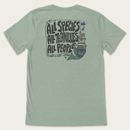 All Species Tee - Heather Sage