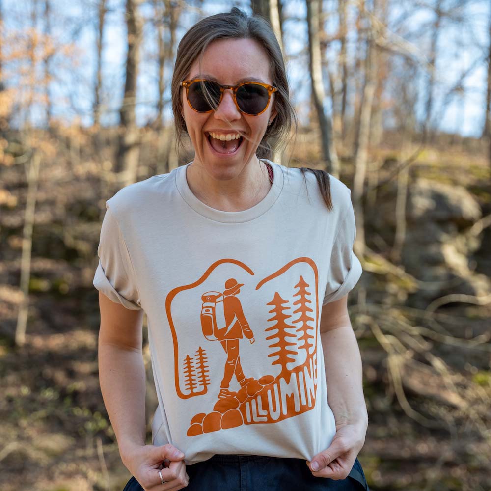 Backpacking Days Tee - Heather Dust