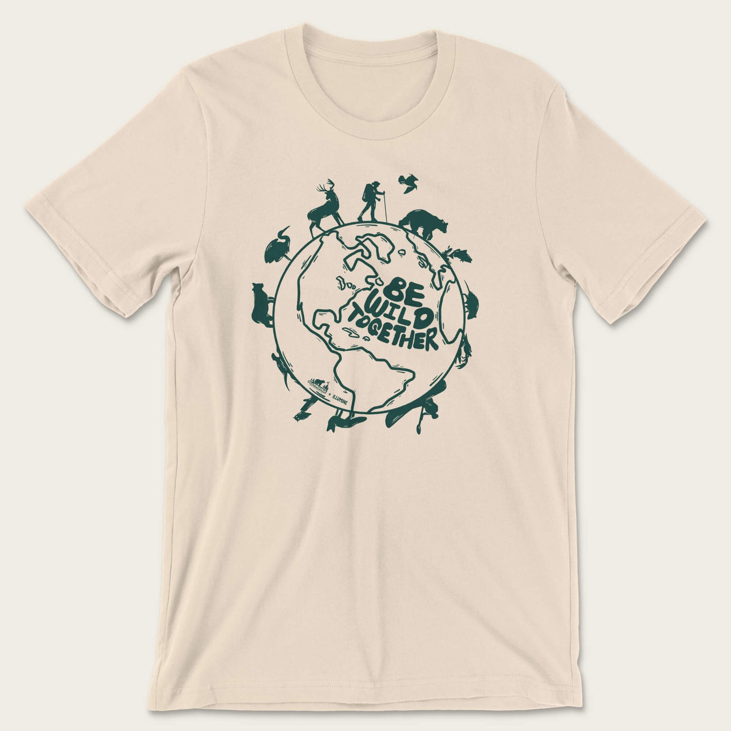 Be Wild Together Tee - Soft Cream