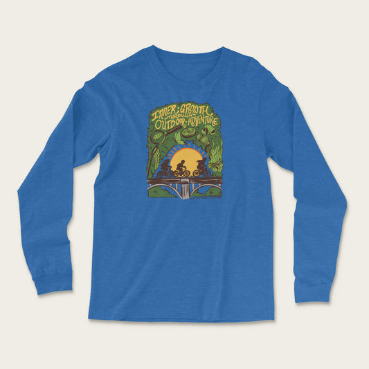 Inner Growth Long Sleeve - Heather True Royal