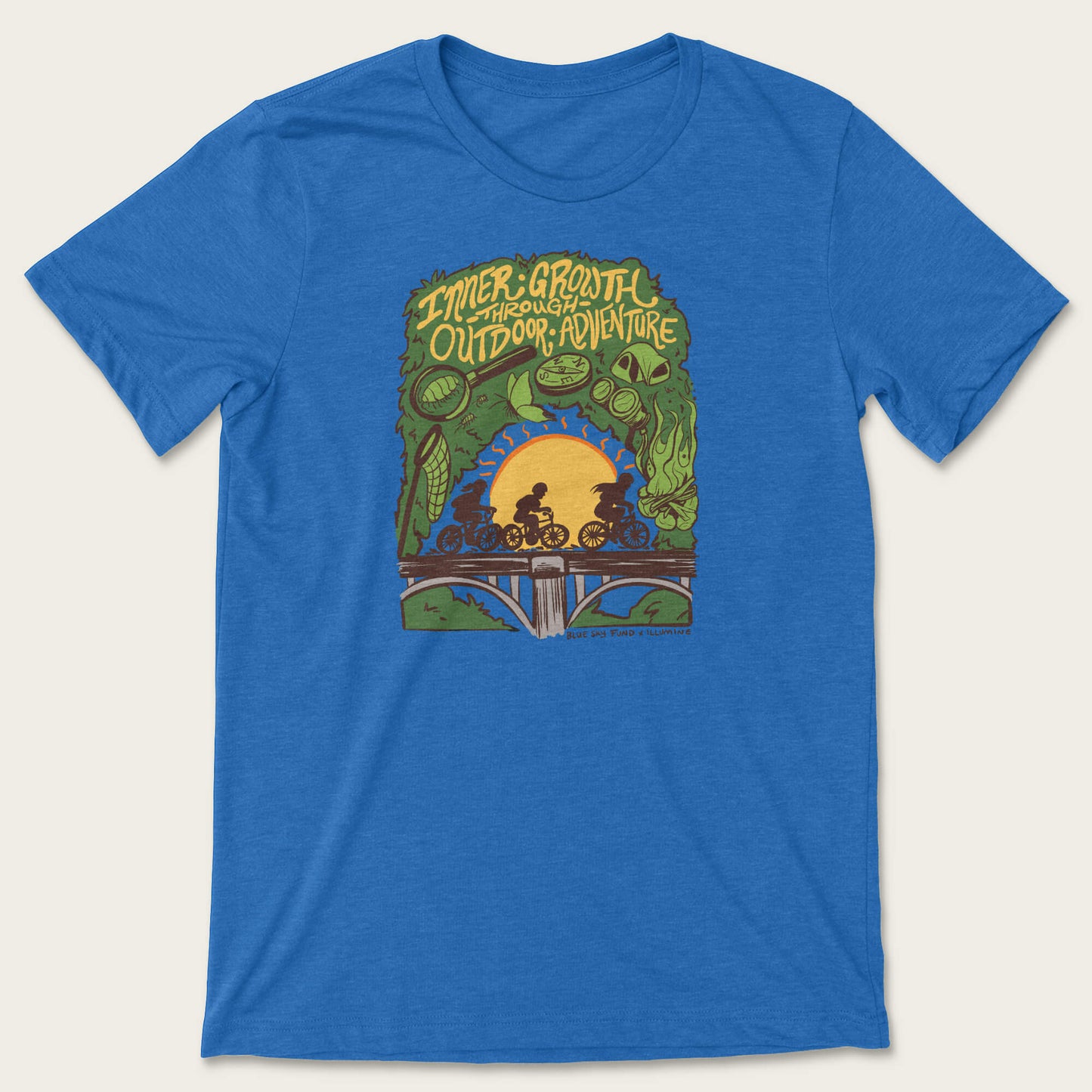 Inner Growth Tee - Heather True Royal