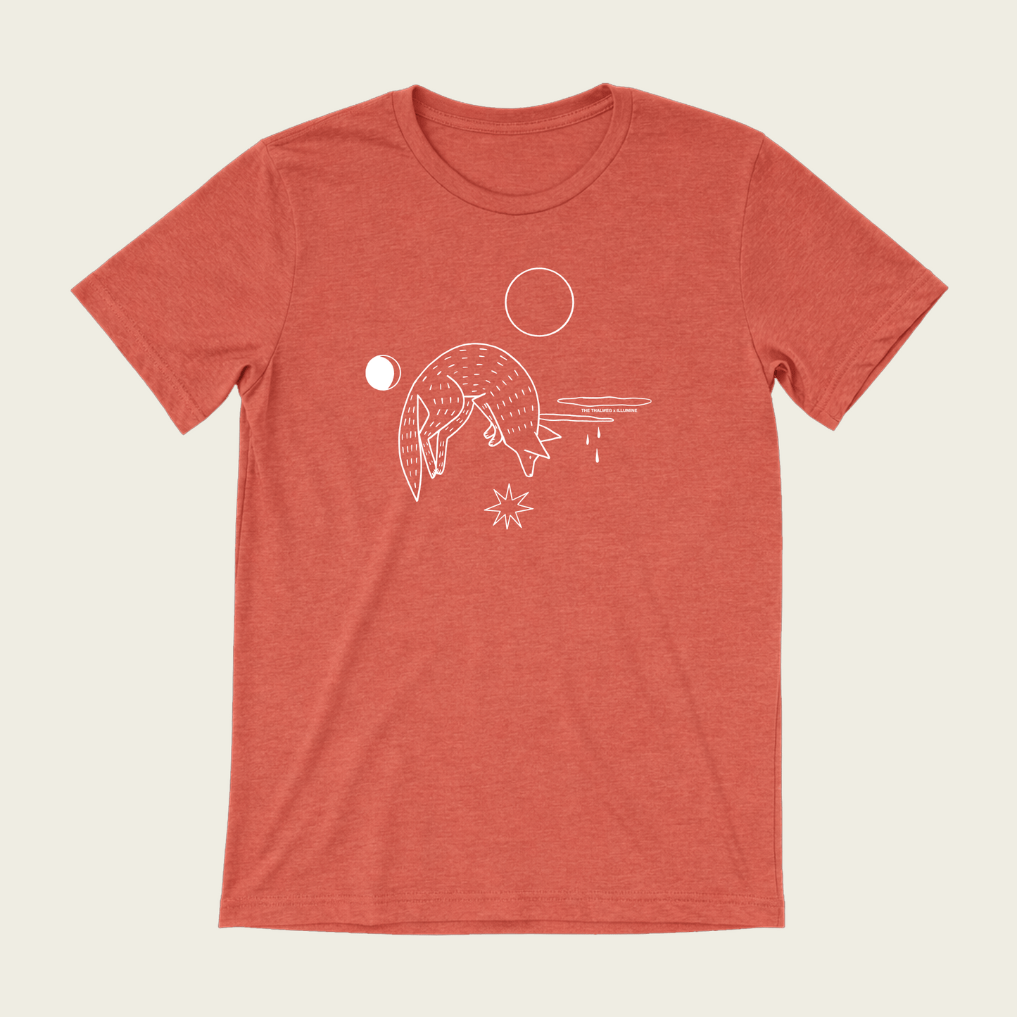 Coyote Desert Tee - Heather Redwood