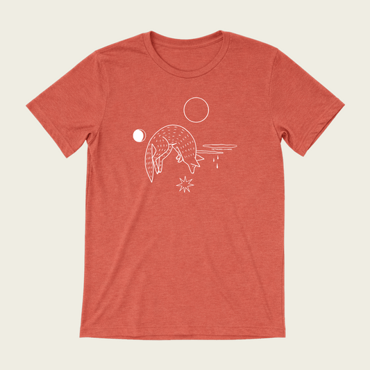 Coyote Desert Tee - Heather Redwood