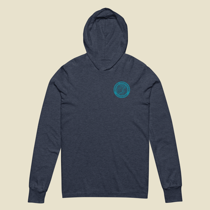 Got Your Back Sun Hoodie - Heather Navy