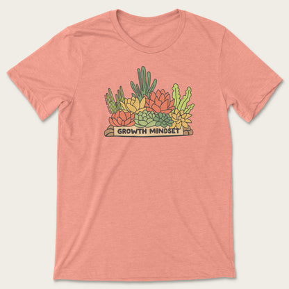 Growth Mindset Tee - Heather Sunset