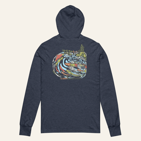 Homeward Bound Sun Hoodie - Heather Navy