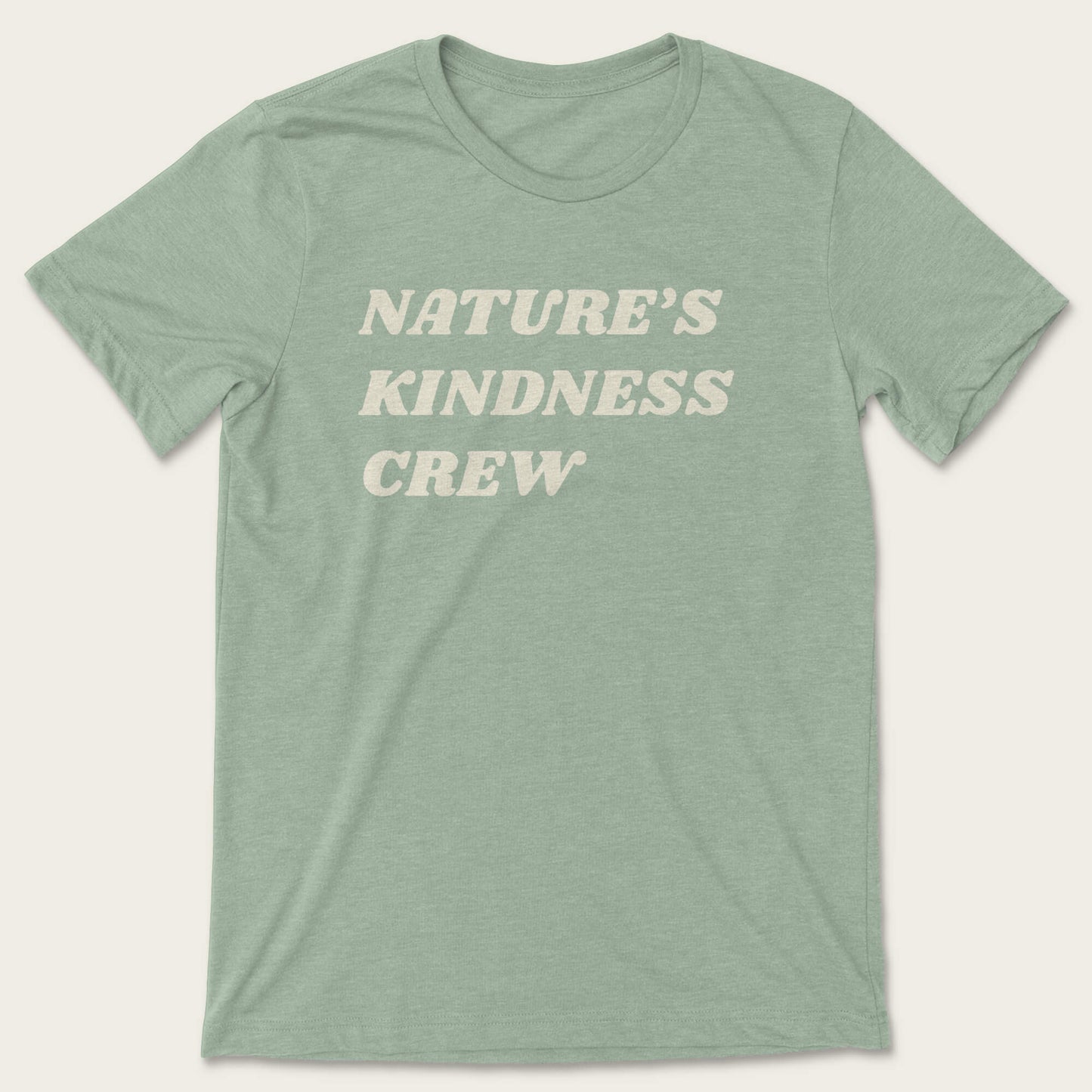 Nature's Kindness Crew Tee - Heather Sage