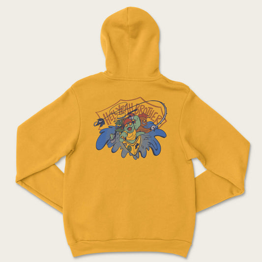 Float Trip Hoodie - Heather Mustard
