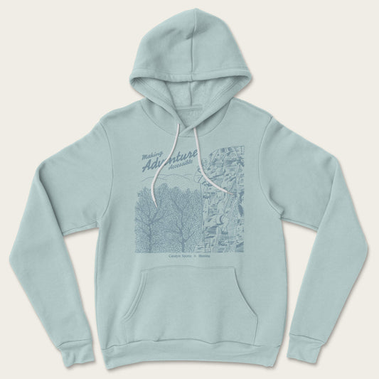 Making Adventure Accessible Hoodie - Dusty Blue