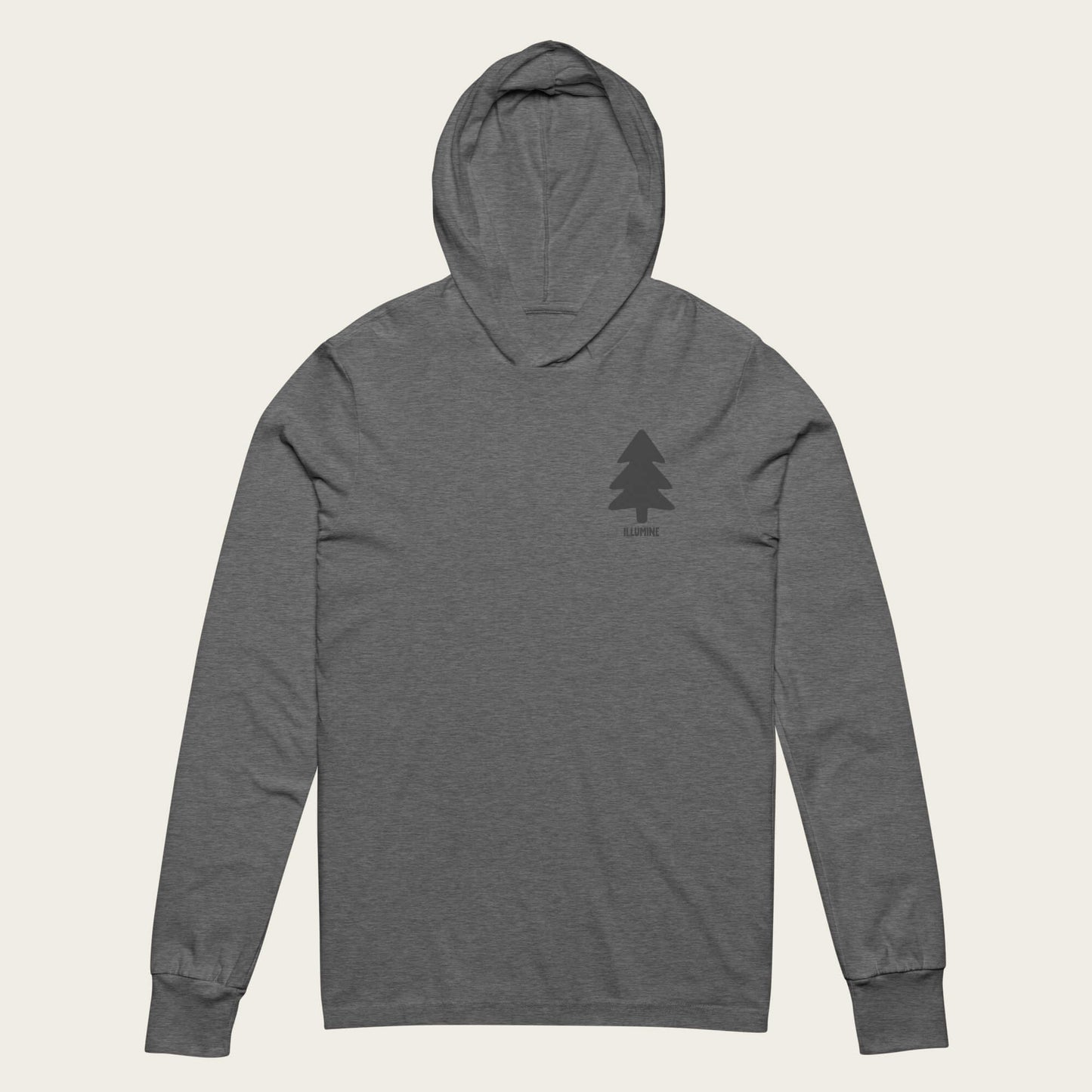 No Map Sun Hoodie - Deep Heather