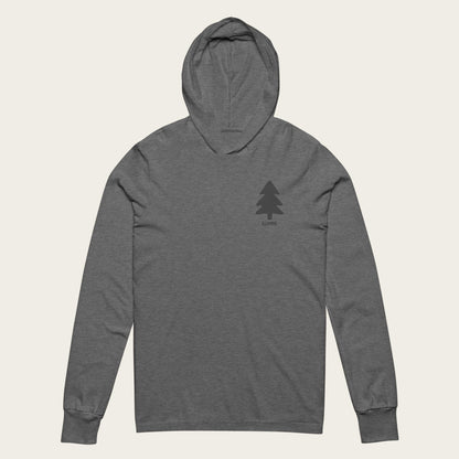 No Map Sun Hoodie - Deep Heather