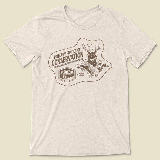 Funder of Conservation Tee - Heather Dust
