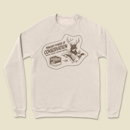 Funder of Conservation Sweatshirt - Heather Dust