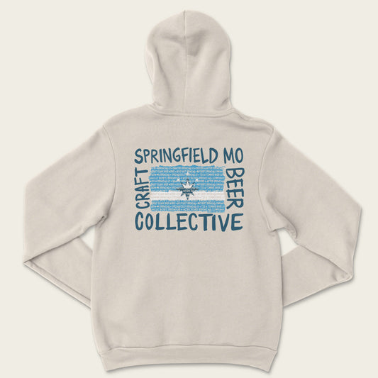 Springfield Craft Beer Collective SGF Craft Beer Flag Hoodie - Heather Dust