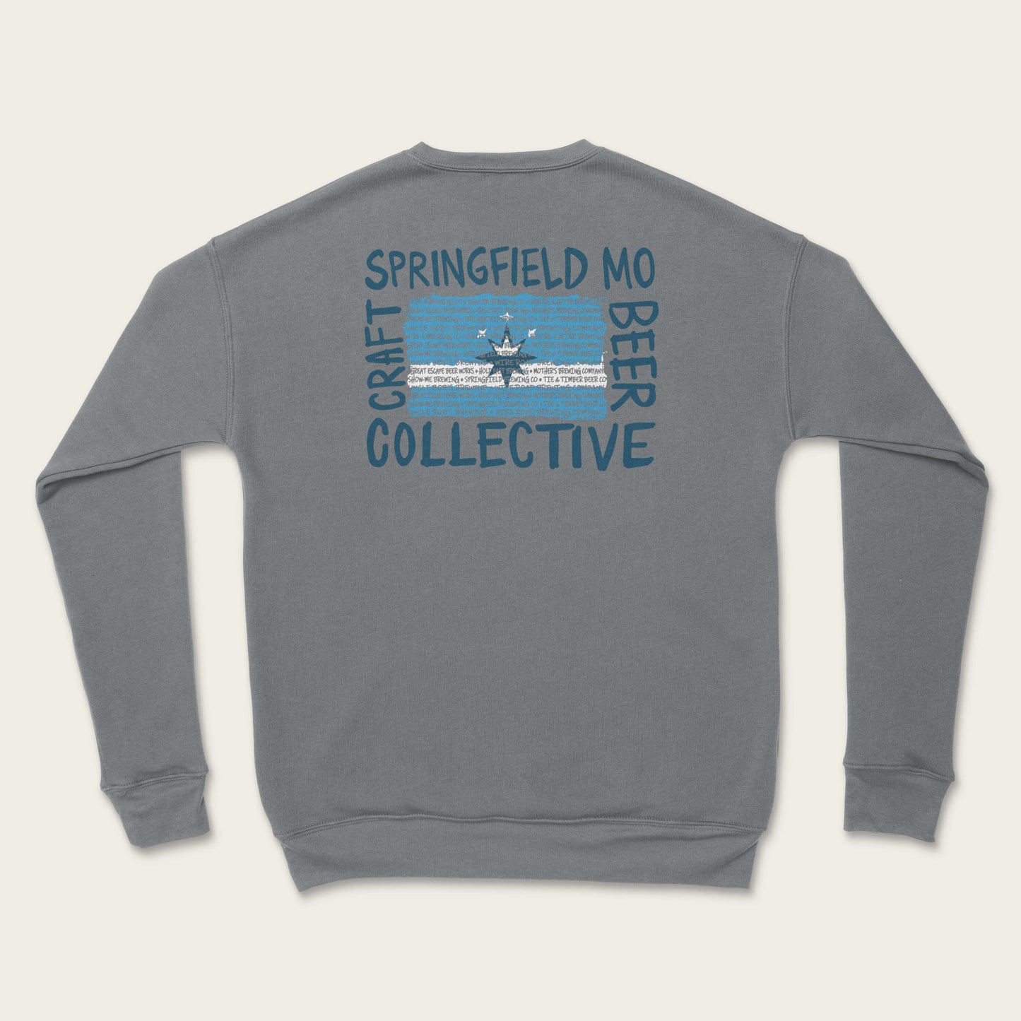 Springfield Craft Beer Collective SGF Craft Beer Flag Sweatshirt - Storm