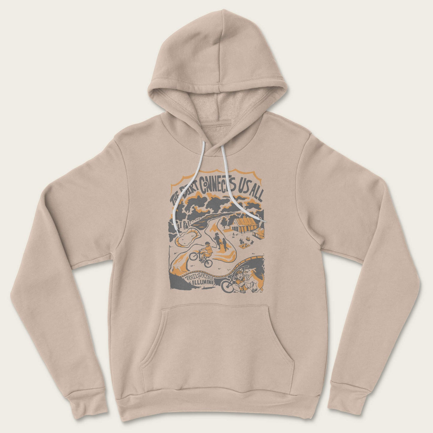 The Dirt Connects Us All Hoodie - Tan