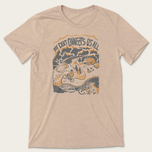 The Dirt Connects Us All Tee - Heather Tan