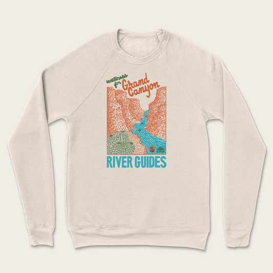 Wellness For River Guides Sweatshirt - Heather Dust