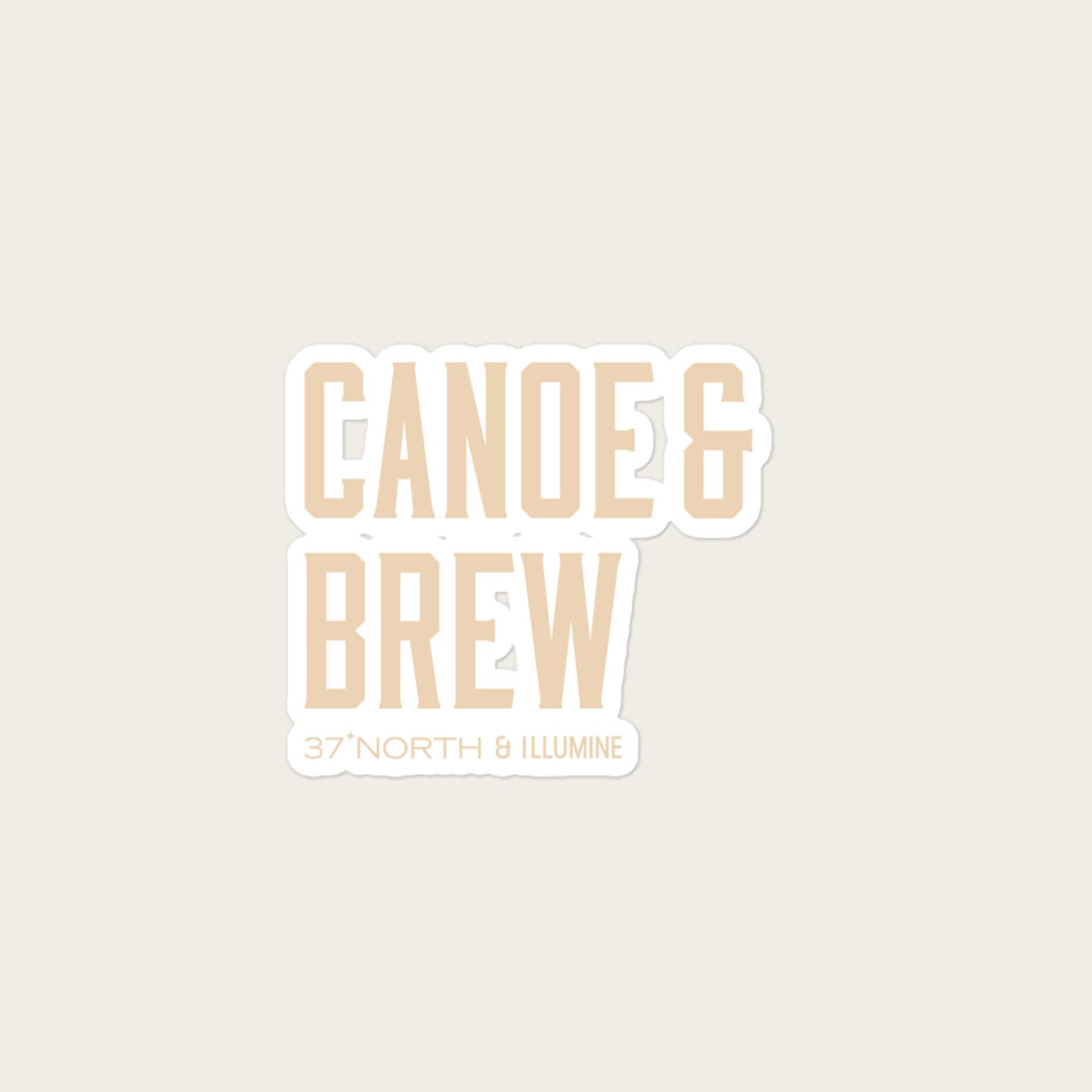 Canoe & Brew Sticker