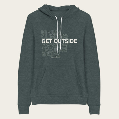 Get Outside Hoodie - Heather Forest