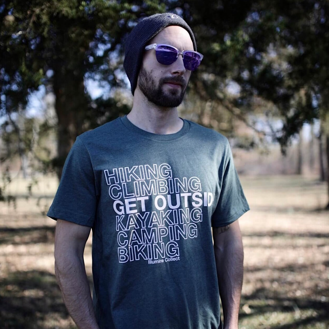 Get Outside Tee - Heather Forest