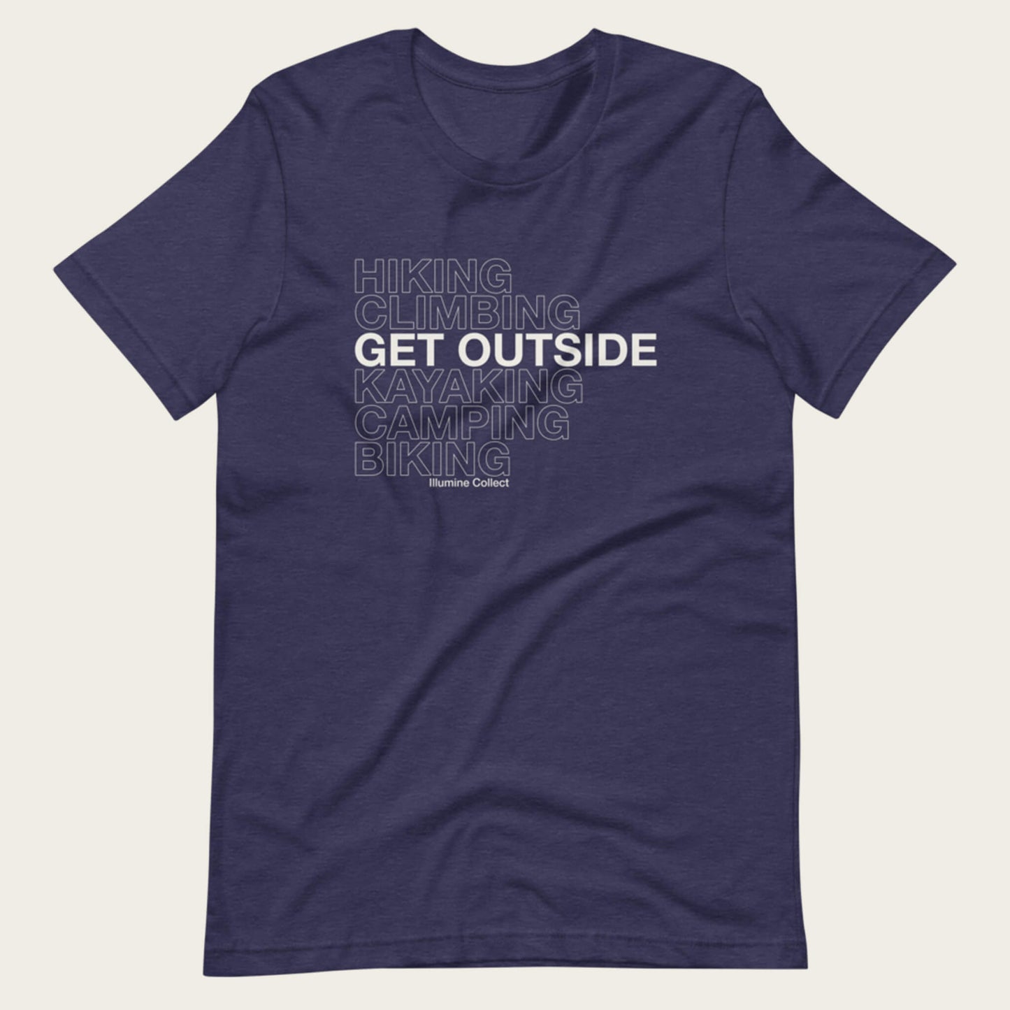 Get Outside Tee - Heather Navy