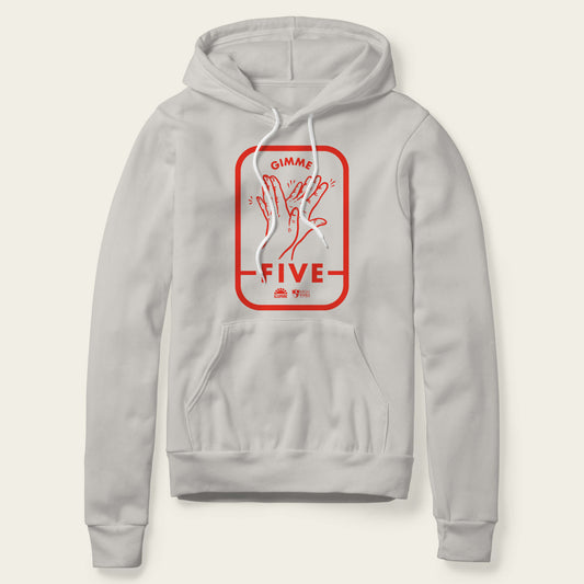 Gimme Five Hoodie - Vintage White