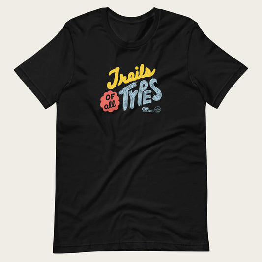 Trails of all Types Tee - Black
