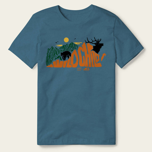 Wild Child Tee - Deep Teal